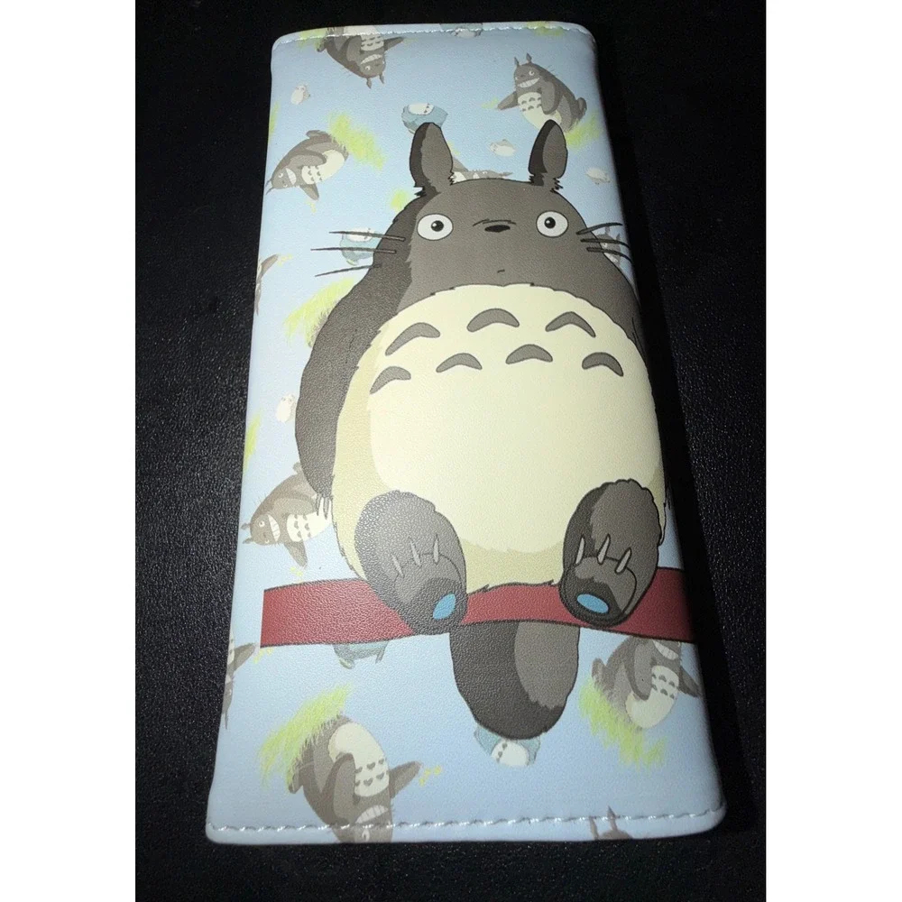 Studio Ghibli My Neighbor Totoro Bifold‎ Long Wallet Women Blue